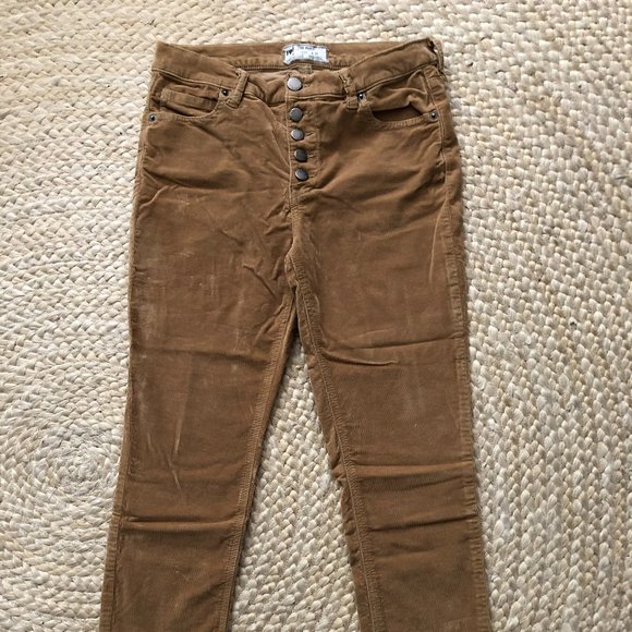 Free People Corduroy Reagan Button Fly Jeans - Picture 2 of 2